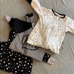 Hello Gerber Baby Bundle, 3-6 Months, Zip Up PJs